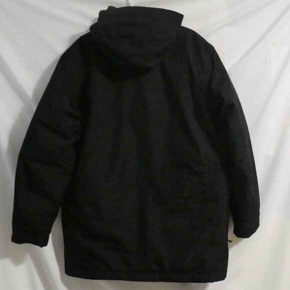 THE NORTH FACE | mens Large | Black Hooded Winter Parka | Removeable Hood - Picture 3 of 15